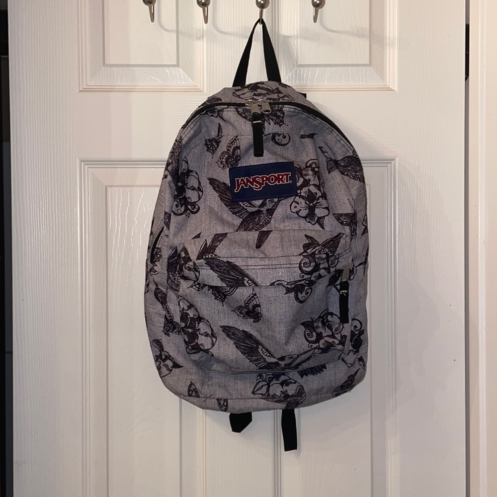 Floral hummingbird Jansport backpack